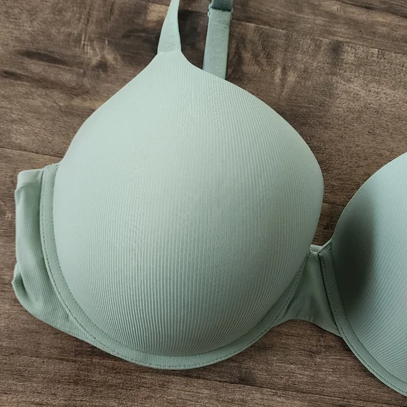 Victoria's Secret T-Shirt Push Up Full Coverage Green 40DD Bra - Picture 4 of 14